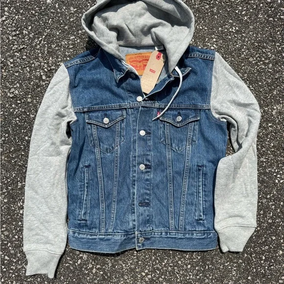 Levi’s Hybrid Hoodie Trucker Jacket - Picture 5 of 8